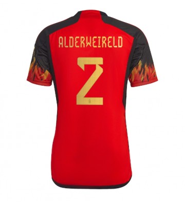 Belgium Toby Alderweireld #2 Replica Home Stadium Shirt World Cup 2022 Short Sleeve